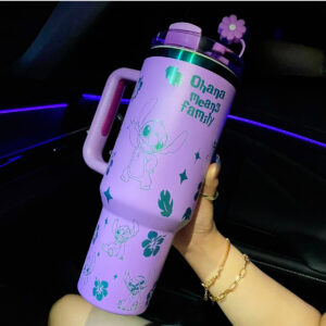 🔥Stitch Cup 40OZ 1200ML 🥰 Straw Topper as Free Gift🎁